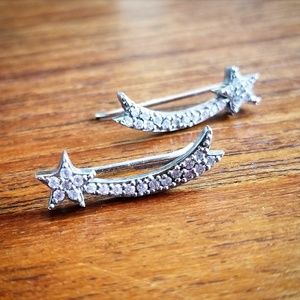 Sterling Silver Crawler Earrings